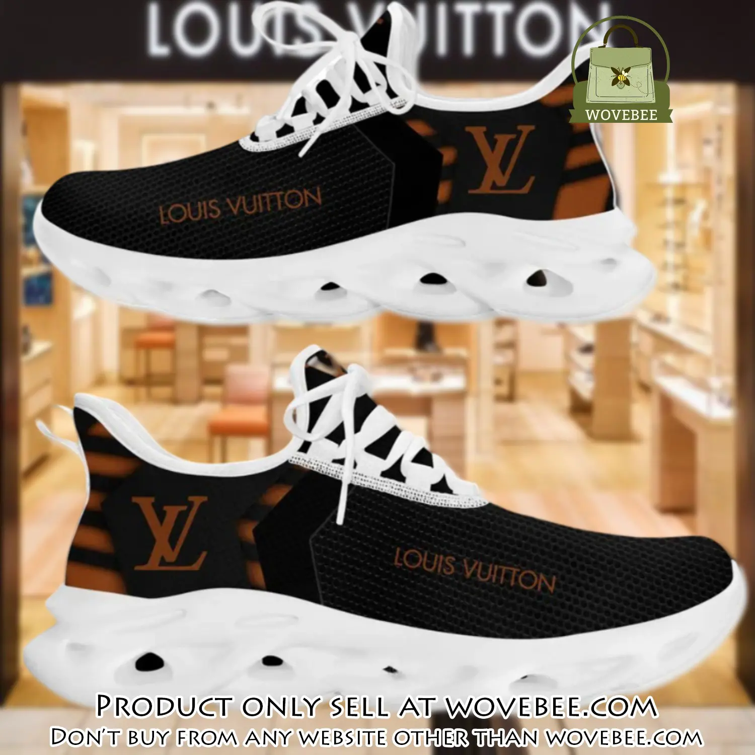 Louis vuitton orange logo white max soul shoes luxury brand gifts for men women wvb5913986